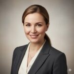 Профессиональный портрет русского бизнесмена, уверенный взгляд, мягкий фон, студийное освещение.